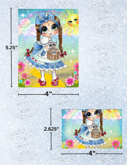 "Dorothy From Oz Bestie" by ©Sherri Baldy Premium Decorative Release Papers for Diamond Painting