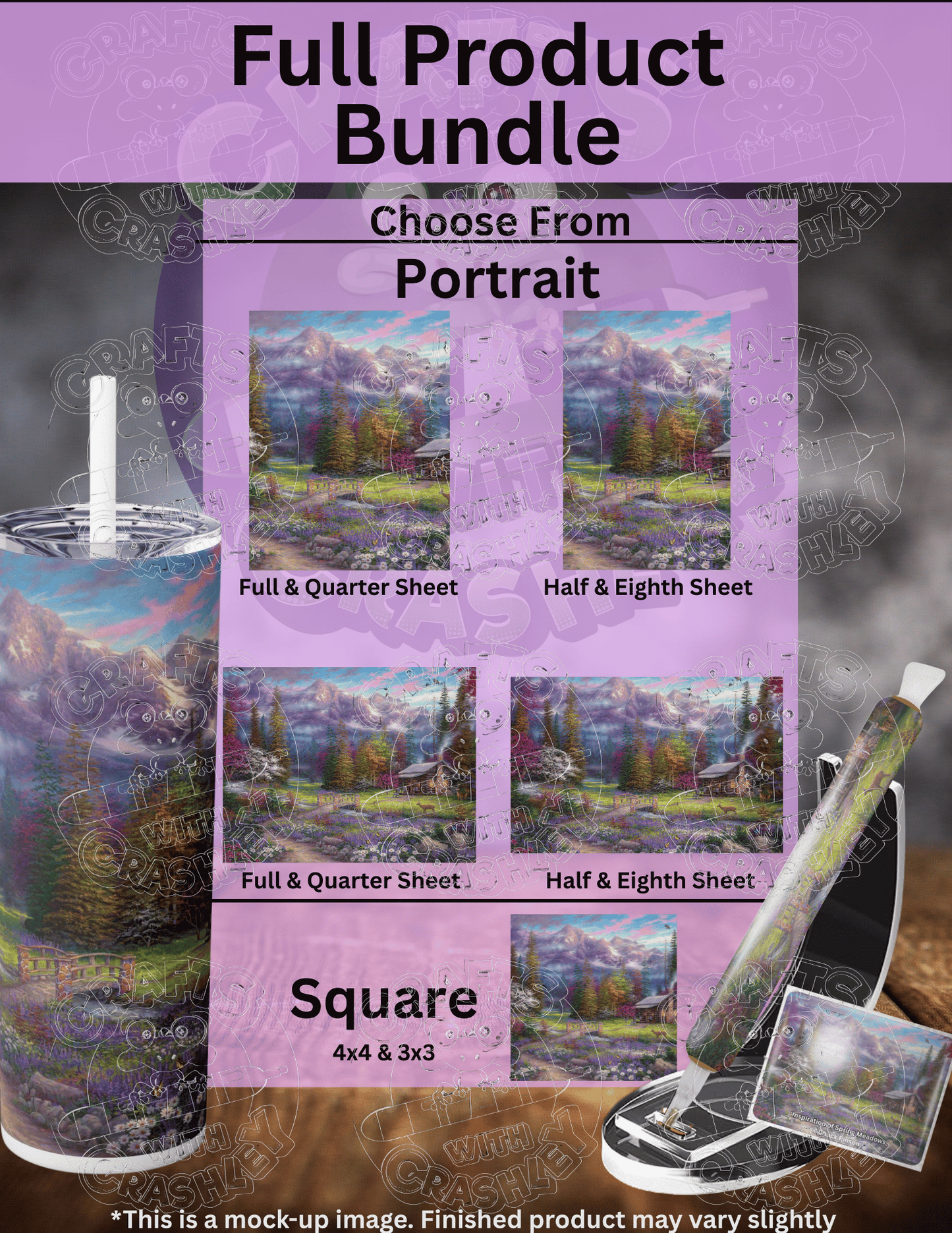 "Inspiration of Spring Meadows" by ©Chuck Pinson Premium Accessories for Diamond Painting