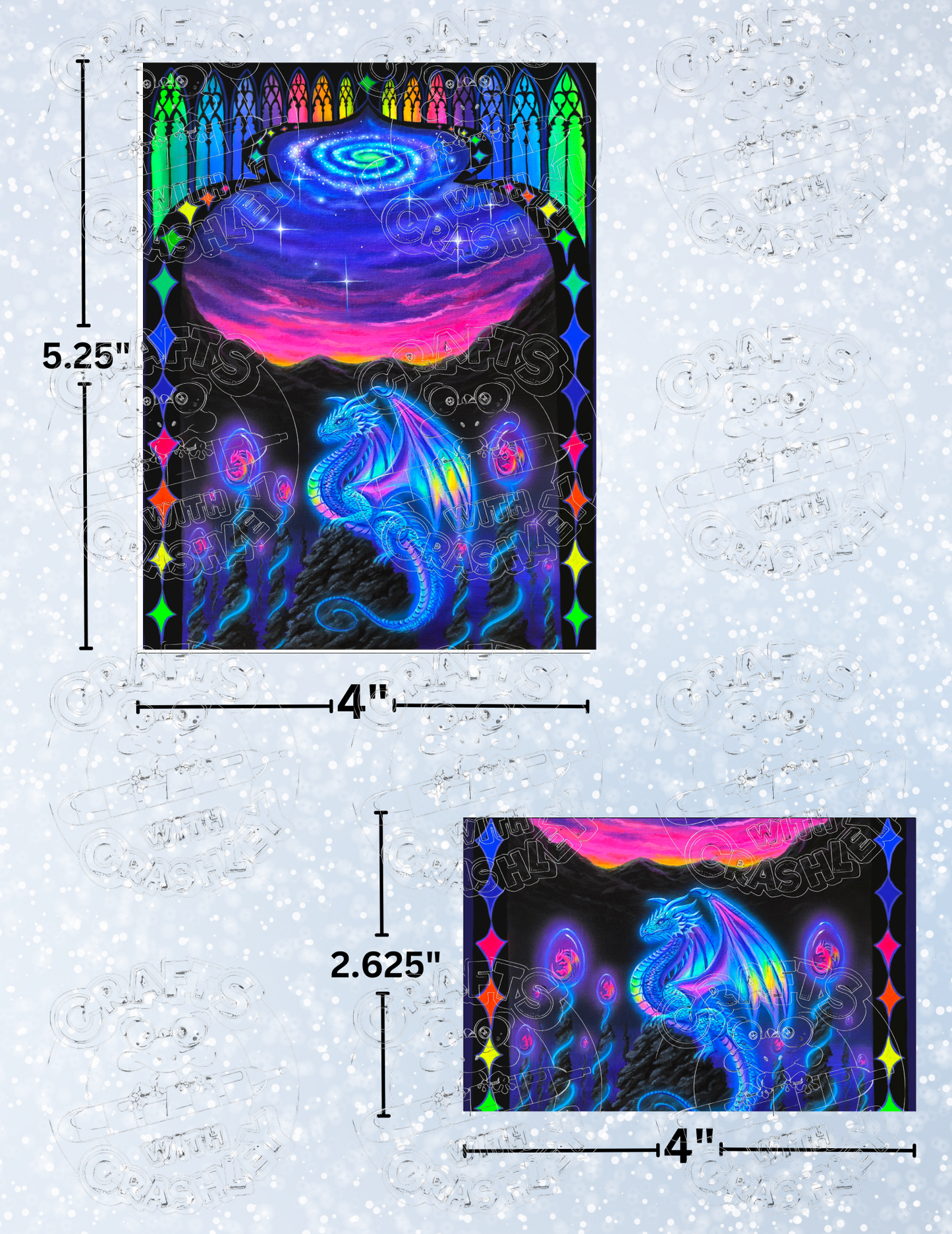 "Celestara" by ©Becca Tindol Premium Decorative Release Papers for Diamond Painting