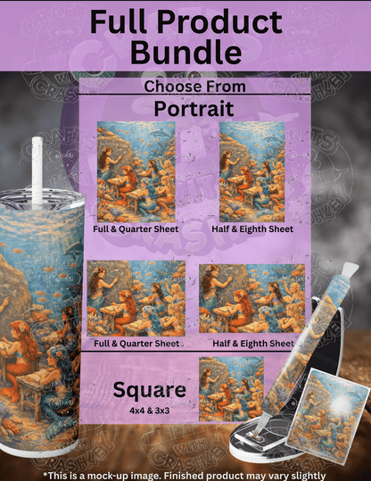 "School of Mermaids" by ©RedNiN Gallery Premium Accessories for Diamond Painting