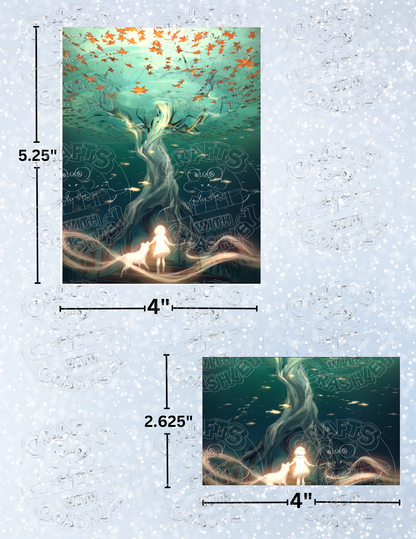 "Over Under" by ©Yuumei Premium Decorative Release Papers for Diamond Painting