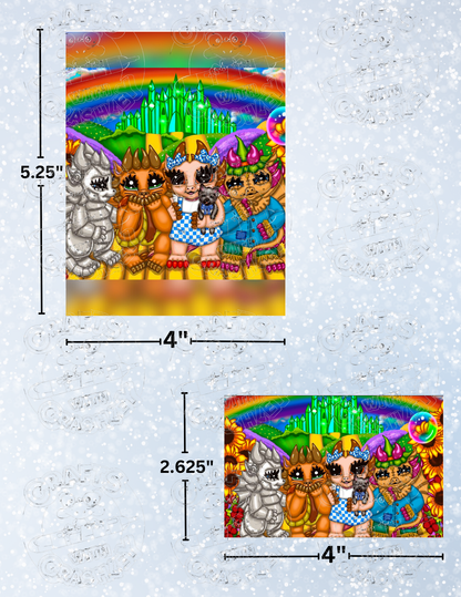 "Off to Emerald City" by ©Emma Casey Premium Decorative Release Papers for Diamond Painting