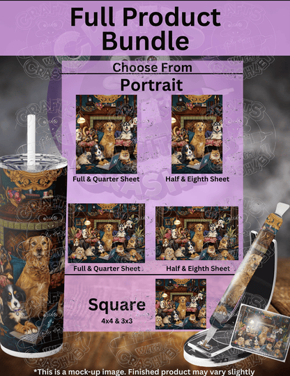 "Woofing From Home" by ©Brigid Ashwood Premium Accessories for Diamond Painting