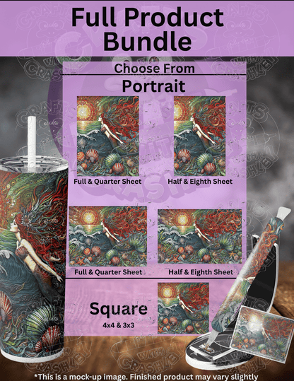 "Sunset Mermaid" by ©Peggy Collins Premium Accessories for Diamond Painting