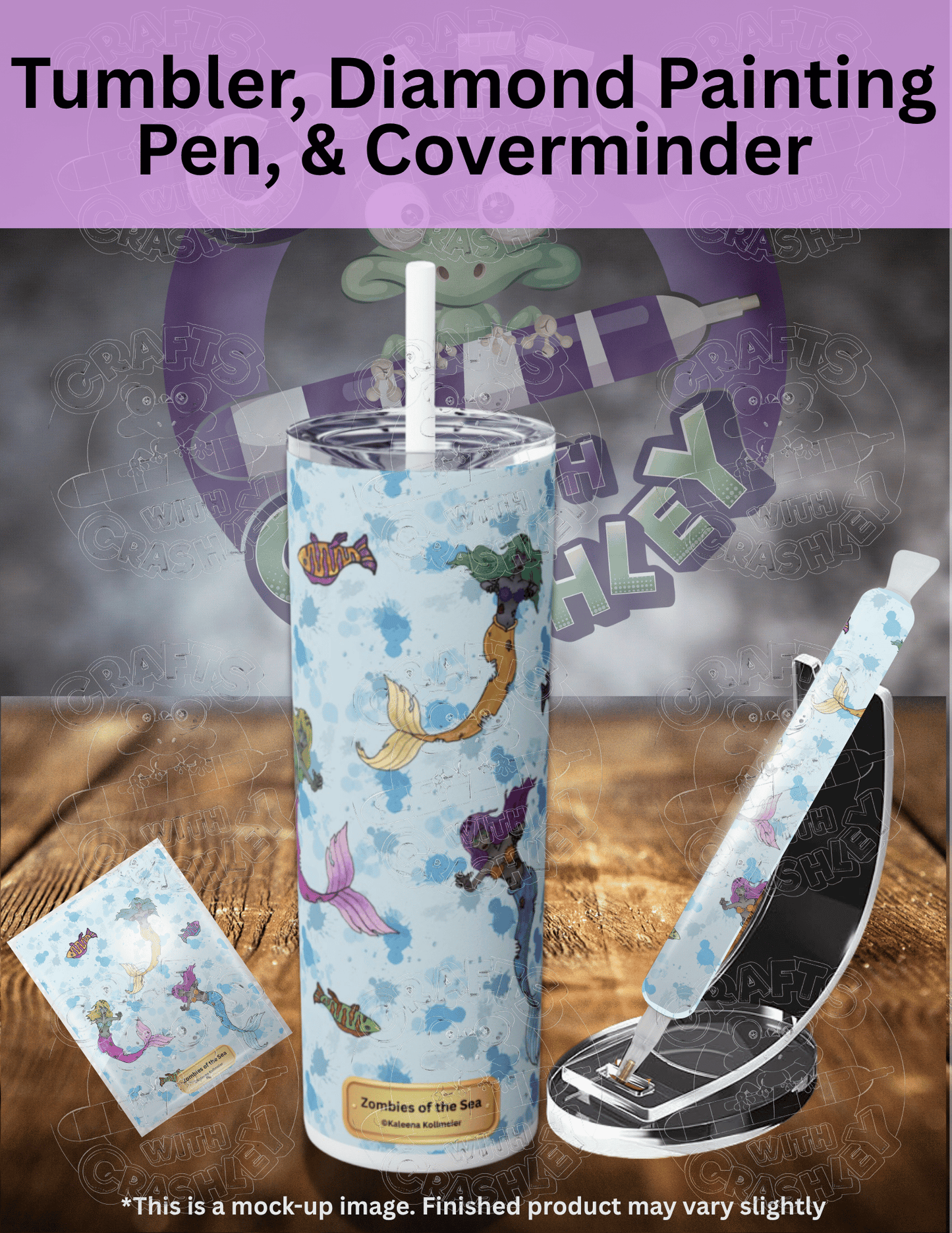 "Zombies of the Sea" by ©Kaleena Kollmeier Premium Accessories for Diamond Painting