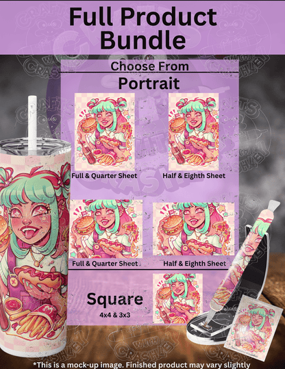"Fast Food Lover" by ©Mrs Butter D Premium Accessories for Diamond Painting