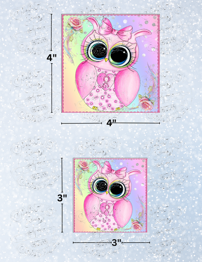 "Owl of Hope" by ©Sherri Baldy Premium Decorative Release Papers for Diamond Painting