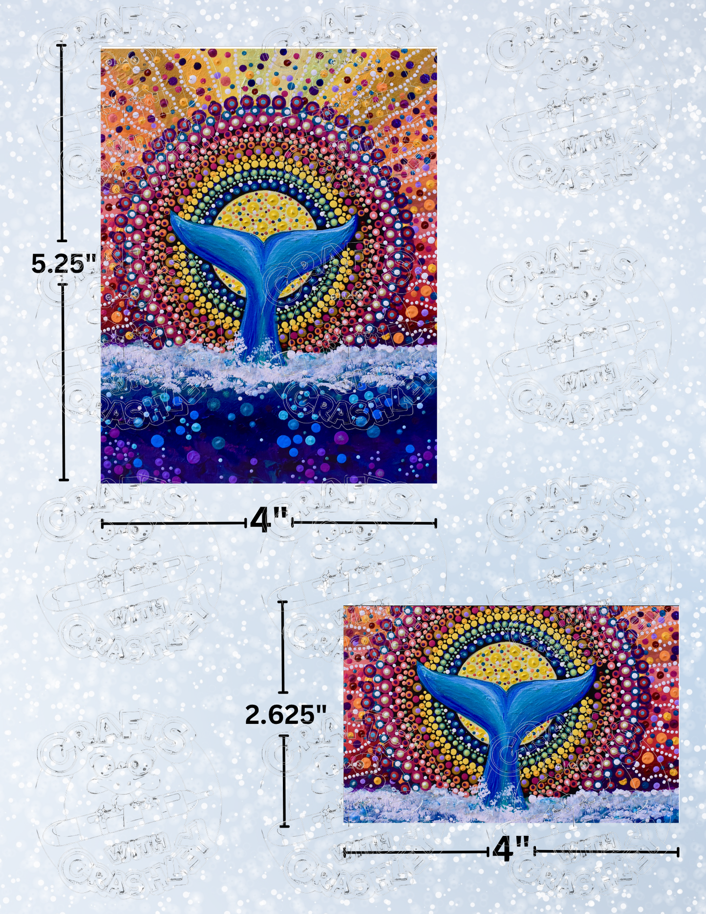 "Sunsplash" by ©Deborah Malcolm Premium Decorative Release Papers for Diamond Painting