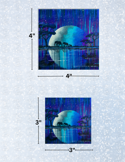 "A Midnight Stroll" by ©Deborah Malcolm Decorative Diamond Painting Release Papers