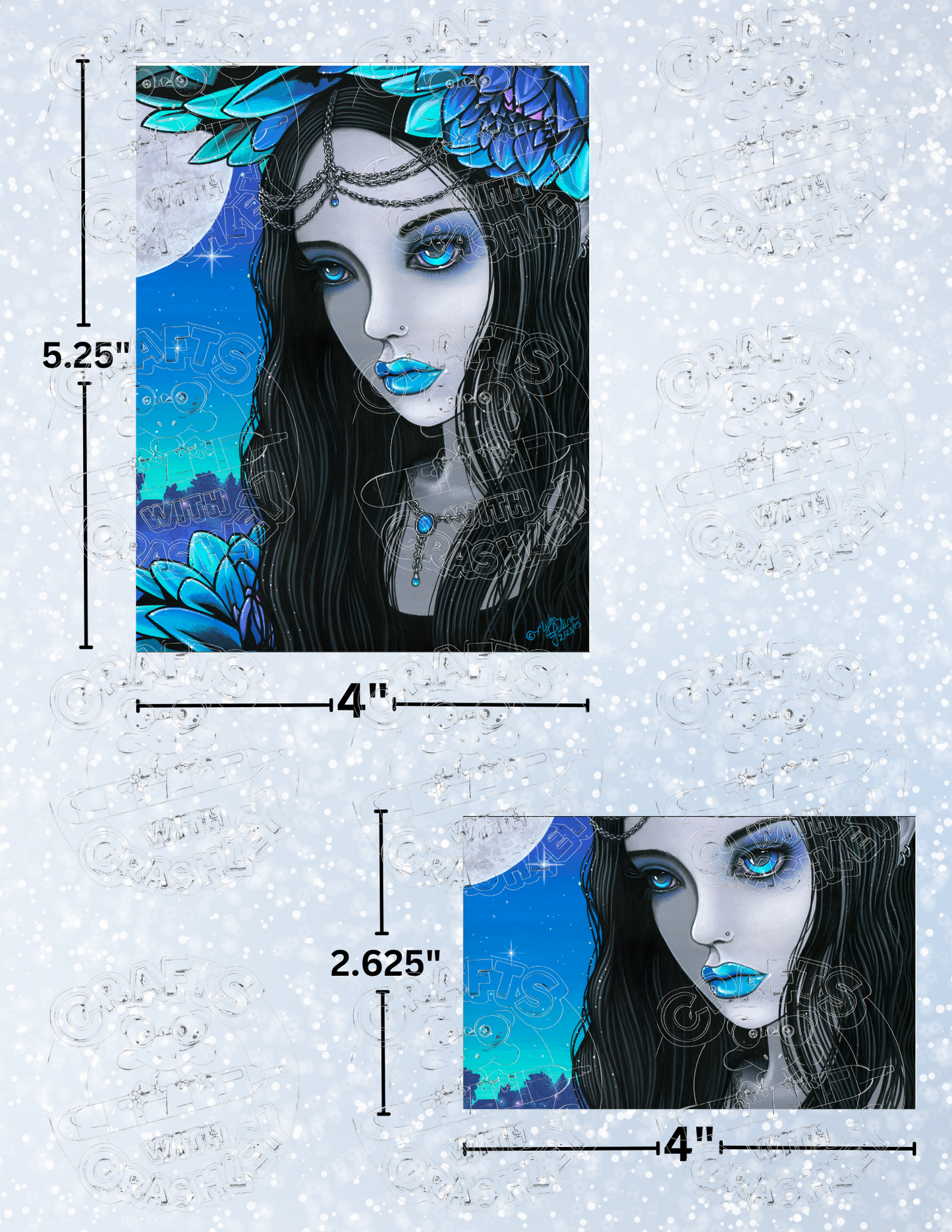 "Nalin" by ©Myka Jelina Premium Decorative Release Papers for Diamond Painting