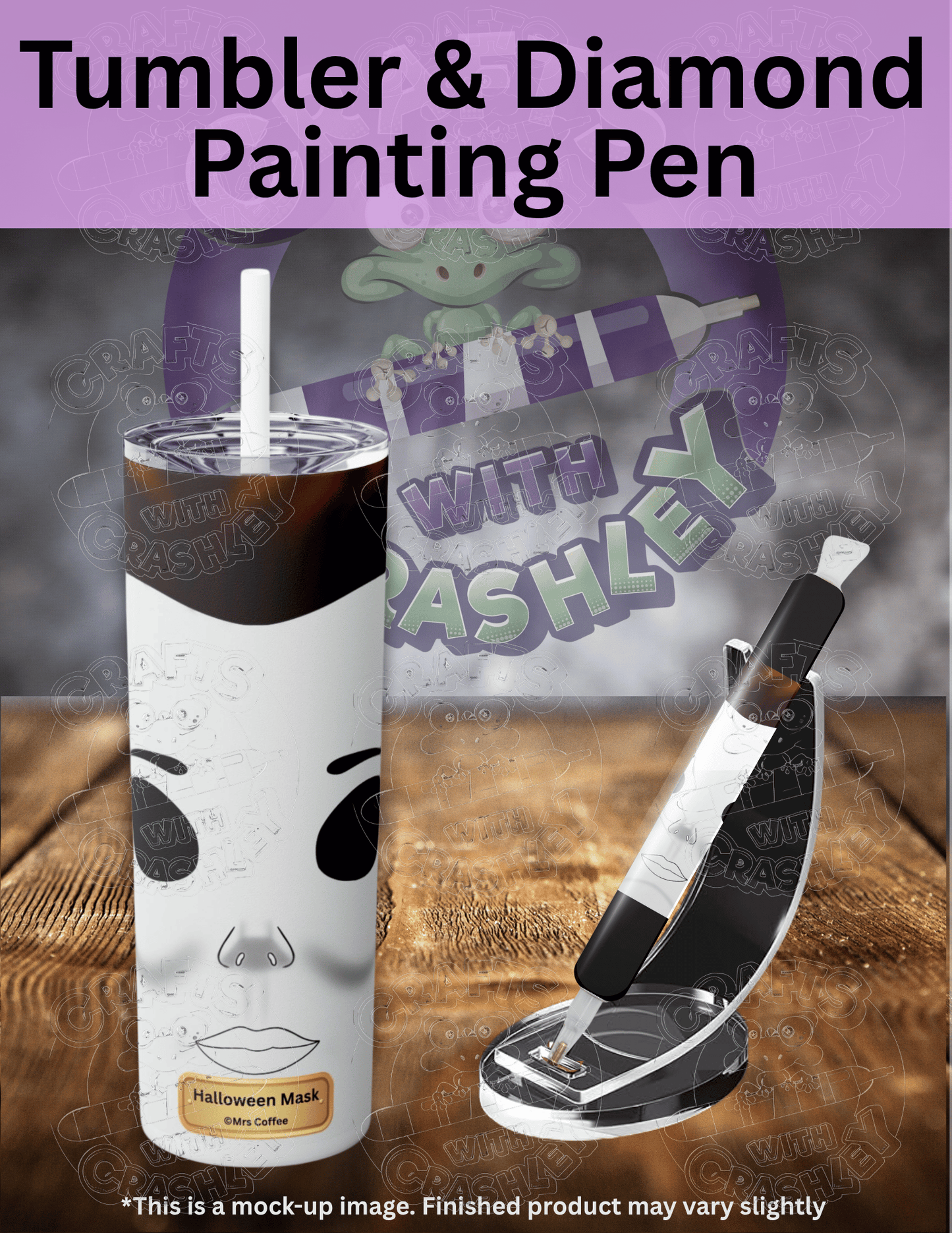 "Halloween Mask" by ©Mrs Coffee Premium Accessories for Diamond Painting