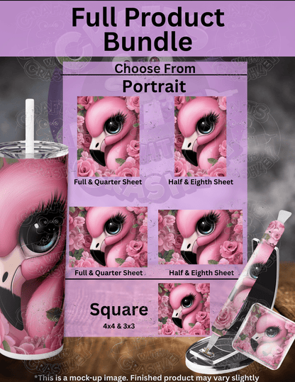 "Flamingo Rose" by ©Cocomarshmallow Premium Accessories for Diamond Painting