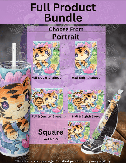 "Tiger Lilly Pond" by ©Jeremiah Ketner Premium Accessories for Diamond Painting