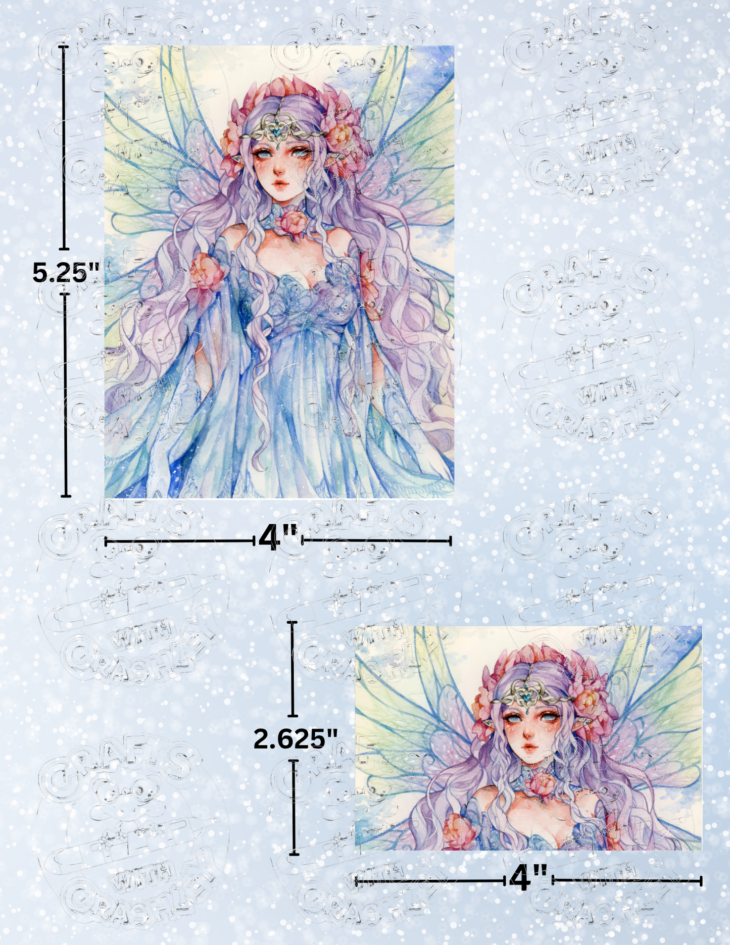 "Ainefel" by ©Margaret Morales Premium Decorative Release Papers for Diamond Painting