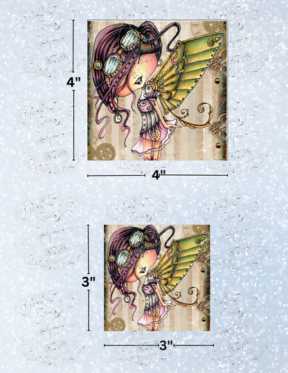 "Tarnished Steampunk Fairy" by ©Sherri Baldy Decorative Diamond Painting Release Papers