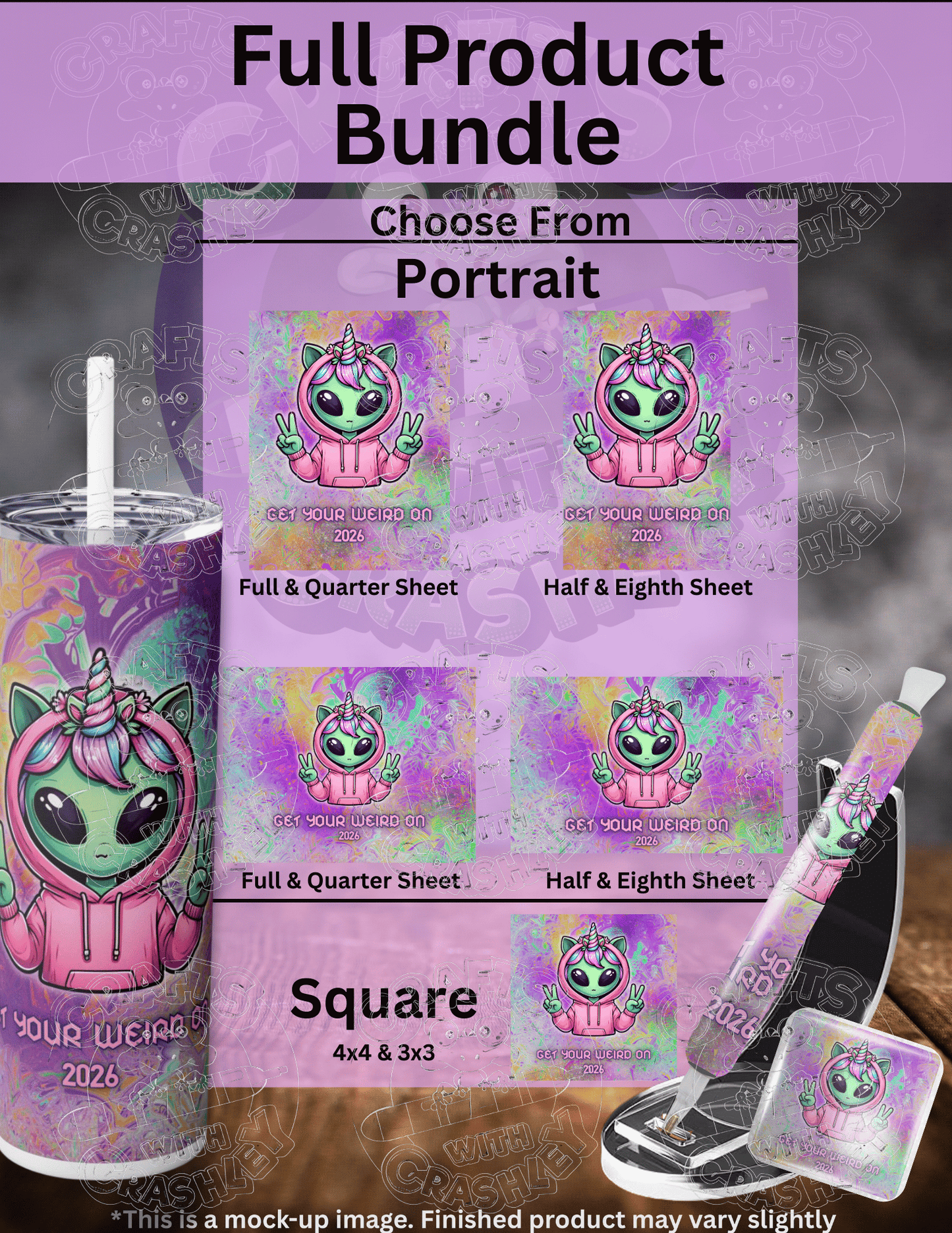 "Get Your Weird On 2026 Alien" Premium Accessories for Diamond Painting