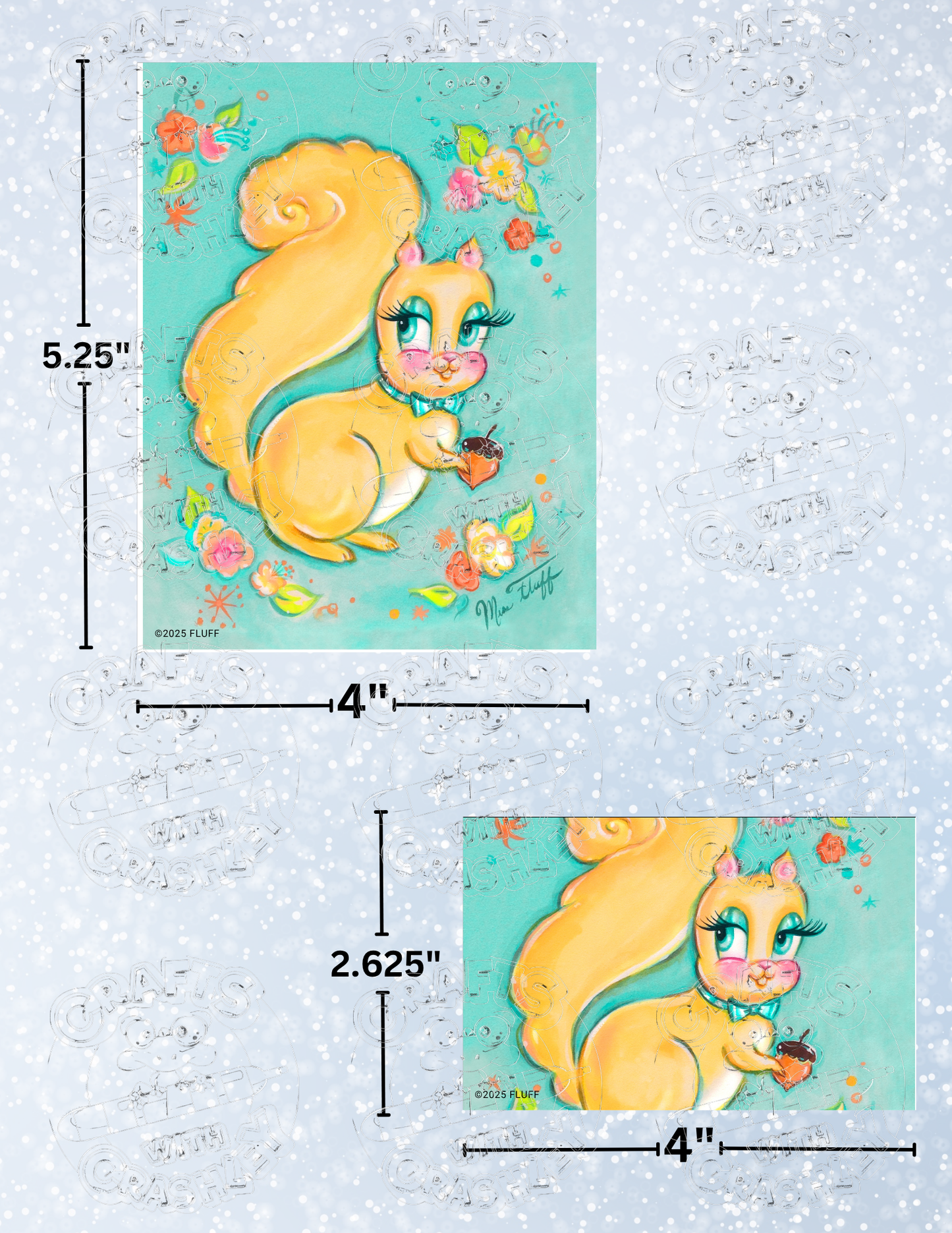 Product Bundle "Yellow Squirrel" by ©Miss Fluff