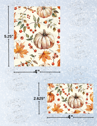"Classic Fall" Premium Decorative Release Papers for Diamond Painting