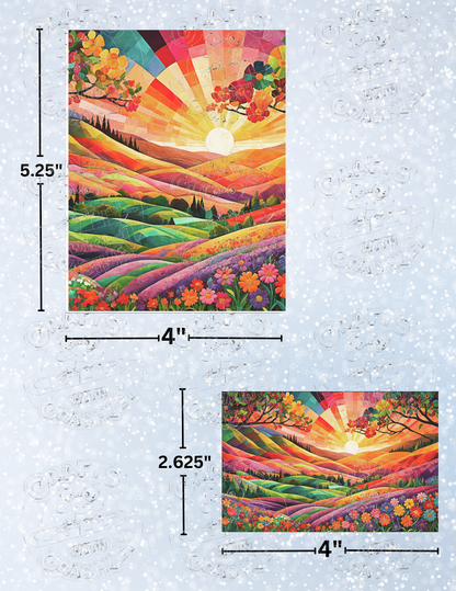 "Dawn in Utopia" by ©Peggy Collins Premium Decorative Release Papers for Diamond Painting