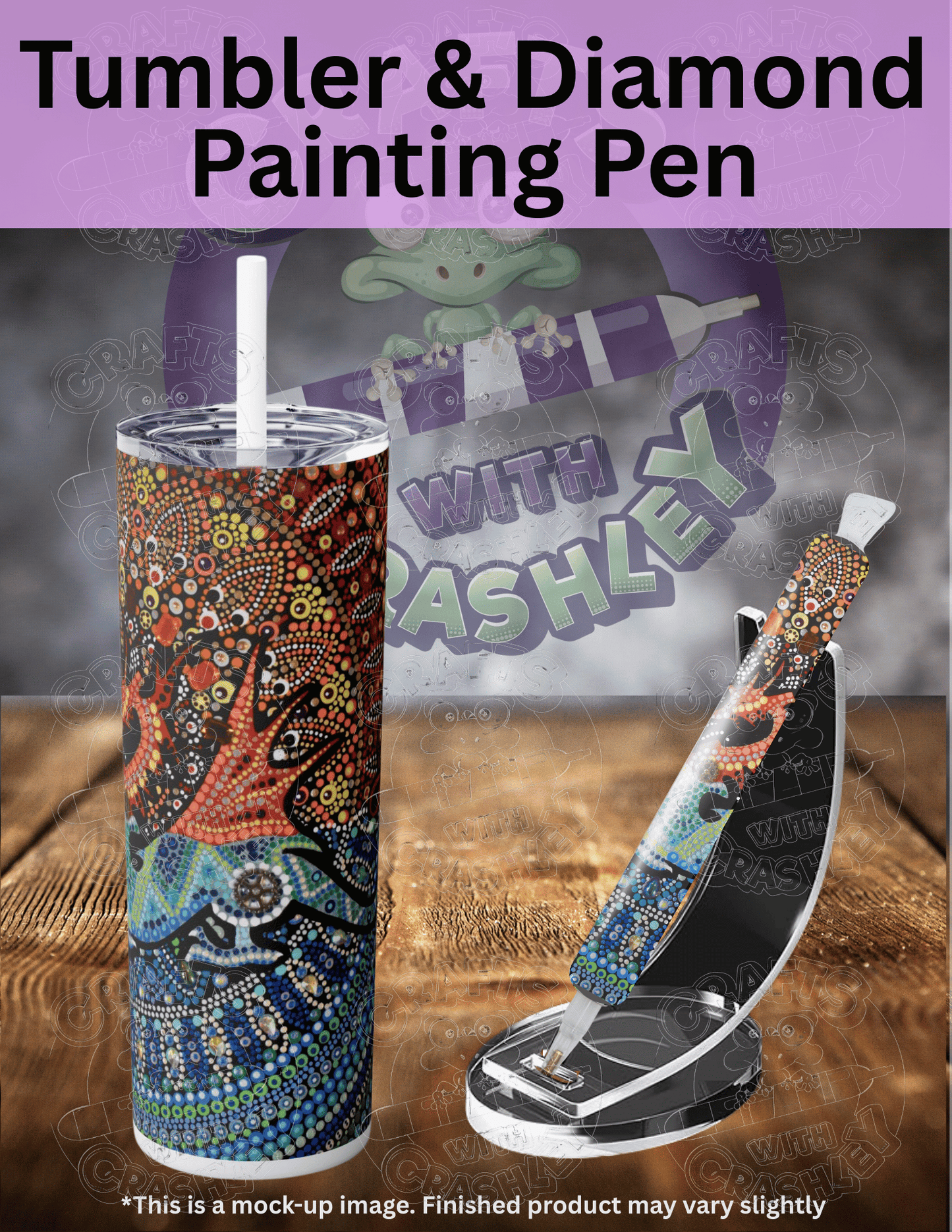 "Fire & Ice" by ©Deborah Malcolm Premium Accessories for Diamond Painting