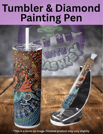 "Fire & Ice" by ©Deborah Malcolm Premium Accessories for Diamond Painting