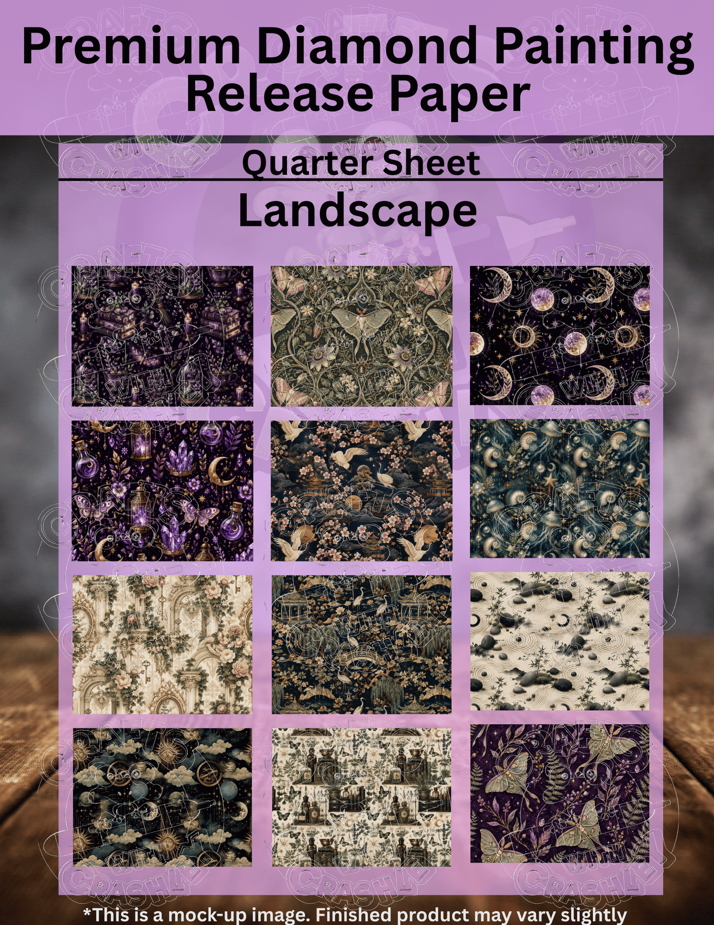 Twilight Witch Combo Pack Premium Release Paper for Diamond Painting