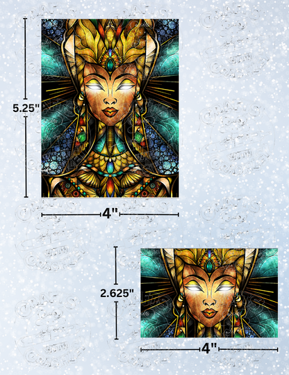 "Nefertiti" by ©Mandie Manzano Premium Decorative Release Papers for Diamond Painting