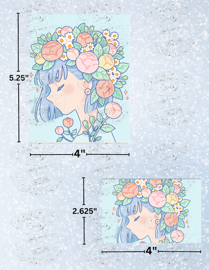 "Flowers" by ©Hiroko Hashimoto Premium Decorative Release Papers for Diamond Painting