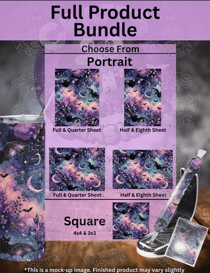 "Gothic Bats" Premium Accessories for Diamond Painting