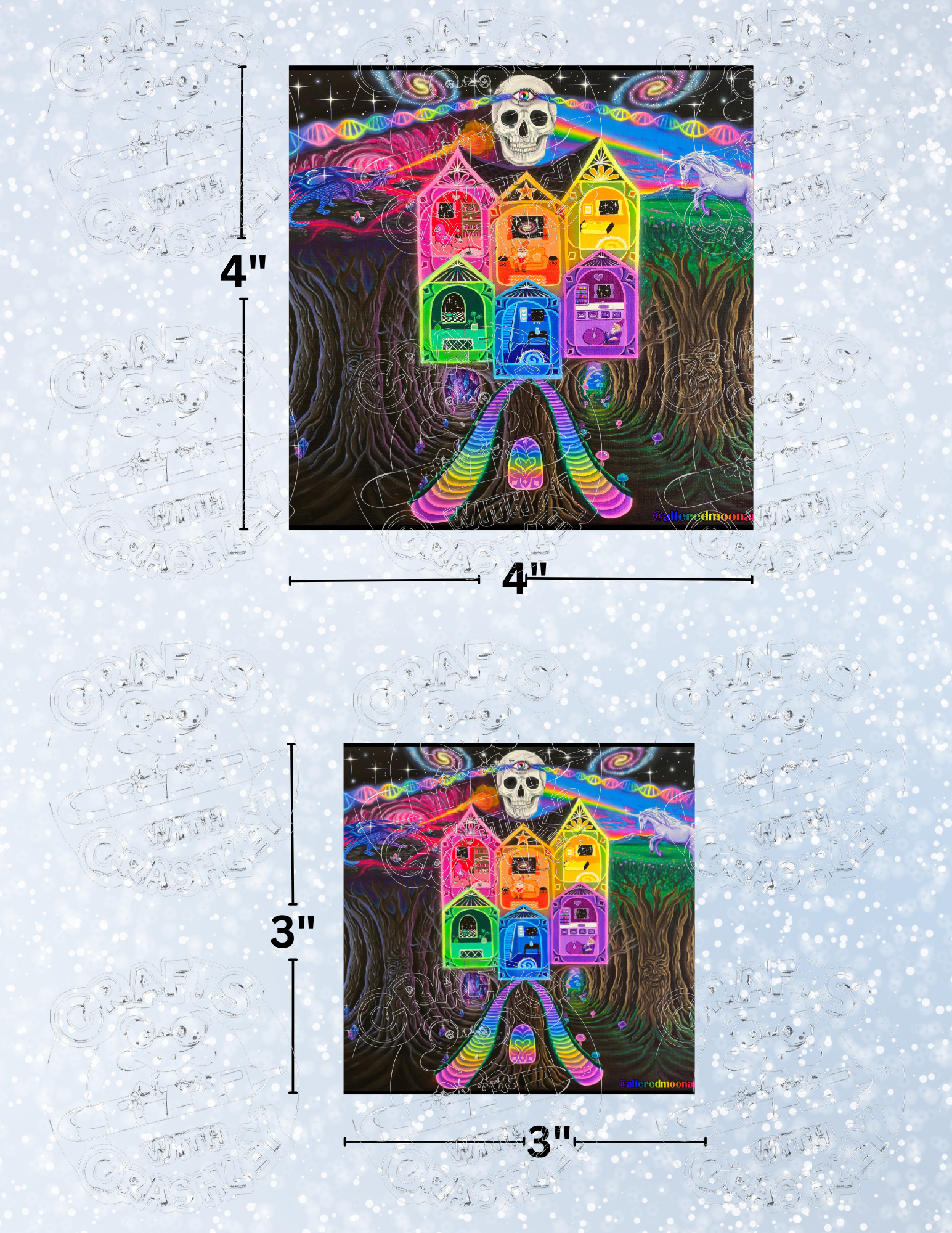 "Devine Imagination" by Becca Tindol Decorative Diamond Painting Release Papers