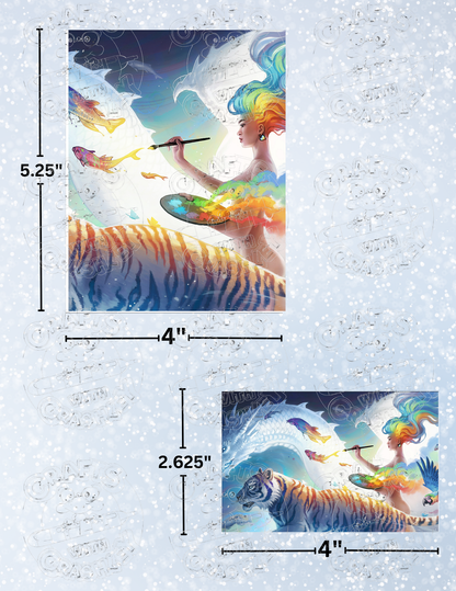 "Create Your World" by ©JoJoes Art Premium Decorative Release Papers for Diamond Painting