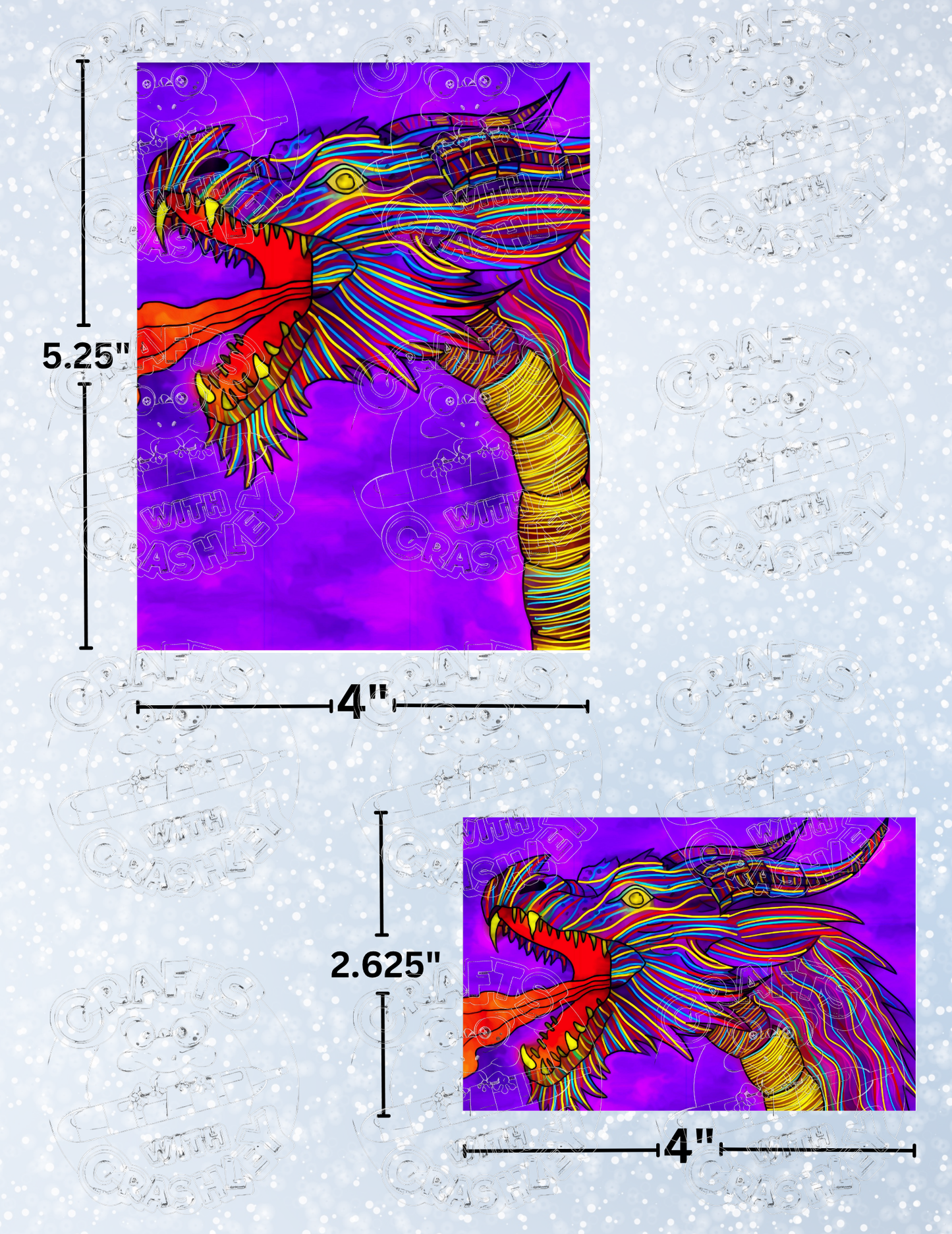 "Firestarter" by ©Cheryl Carpenter Premium Decorative Release Papers for Diamond Painting