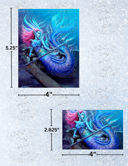 "Mermaid Queen Aphrodite" by ©Anthony Christou Premium Decorative Release Papers for Diamond Painting