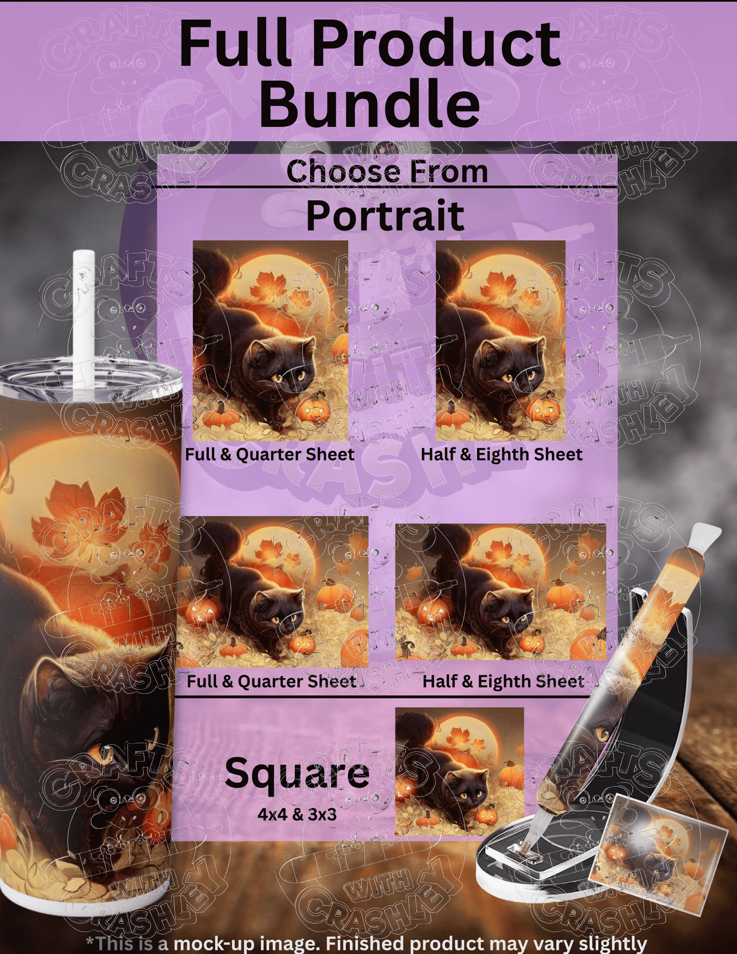 "Halloween Cat" by ©Puffygator Premium Accessories for Diamond Painting