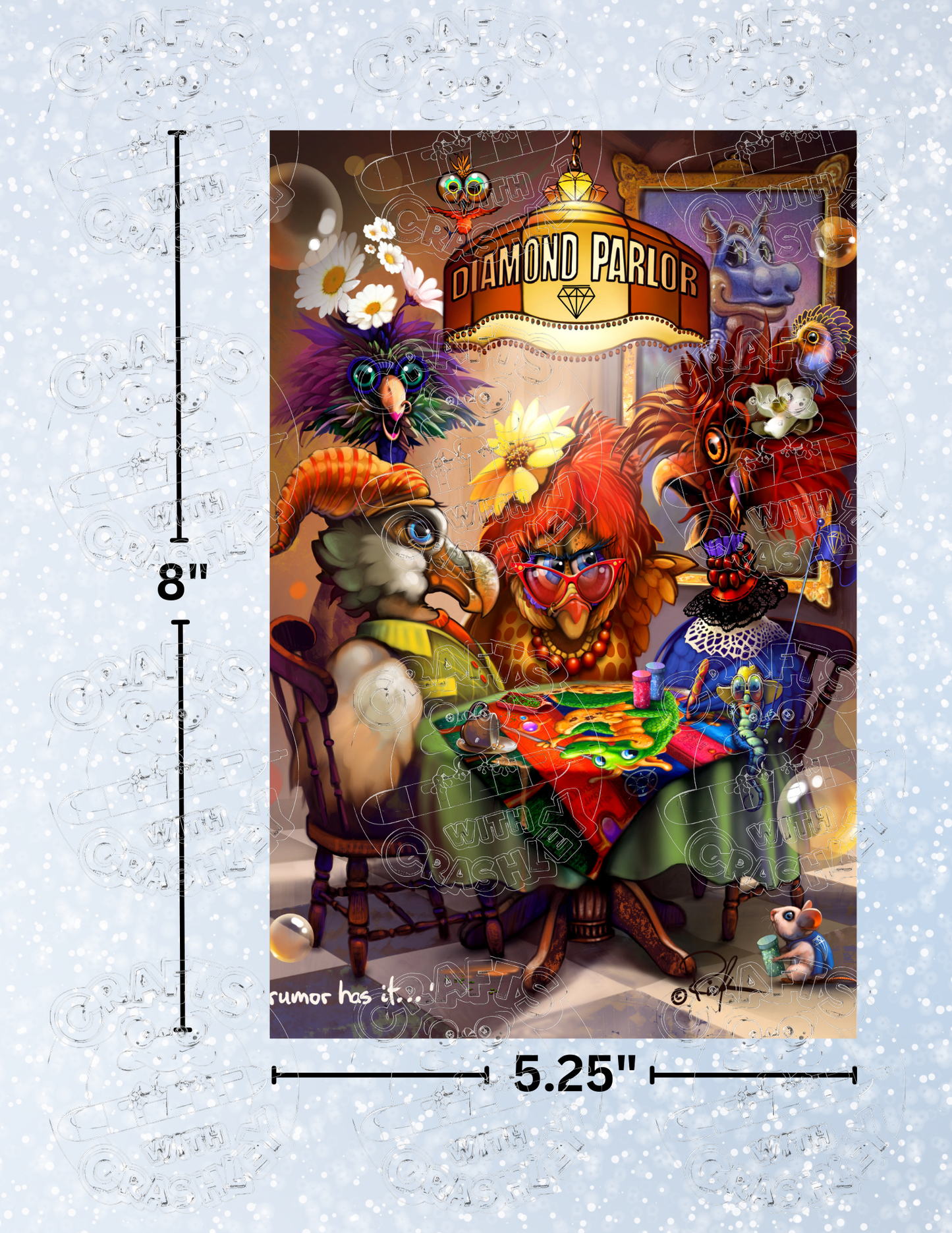 "It's a Bling Thing" by ©Richard Lorenz Premium Decorative Release Papers for Diamond Painting