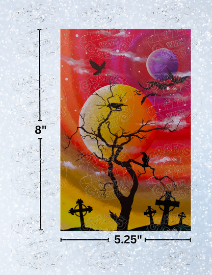 "All Hallows Glow" by ©Deborah Malcolm Premium Decorative Release Papers for Diamond Painting