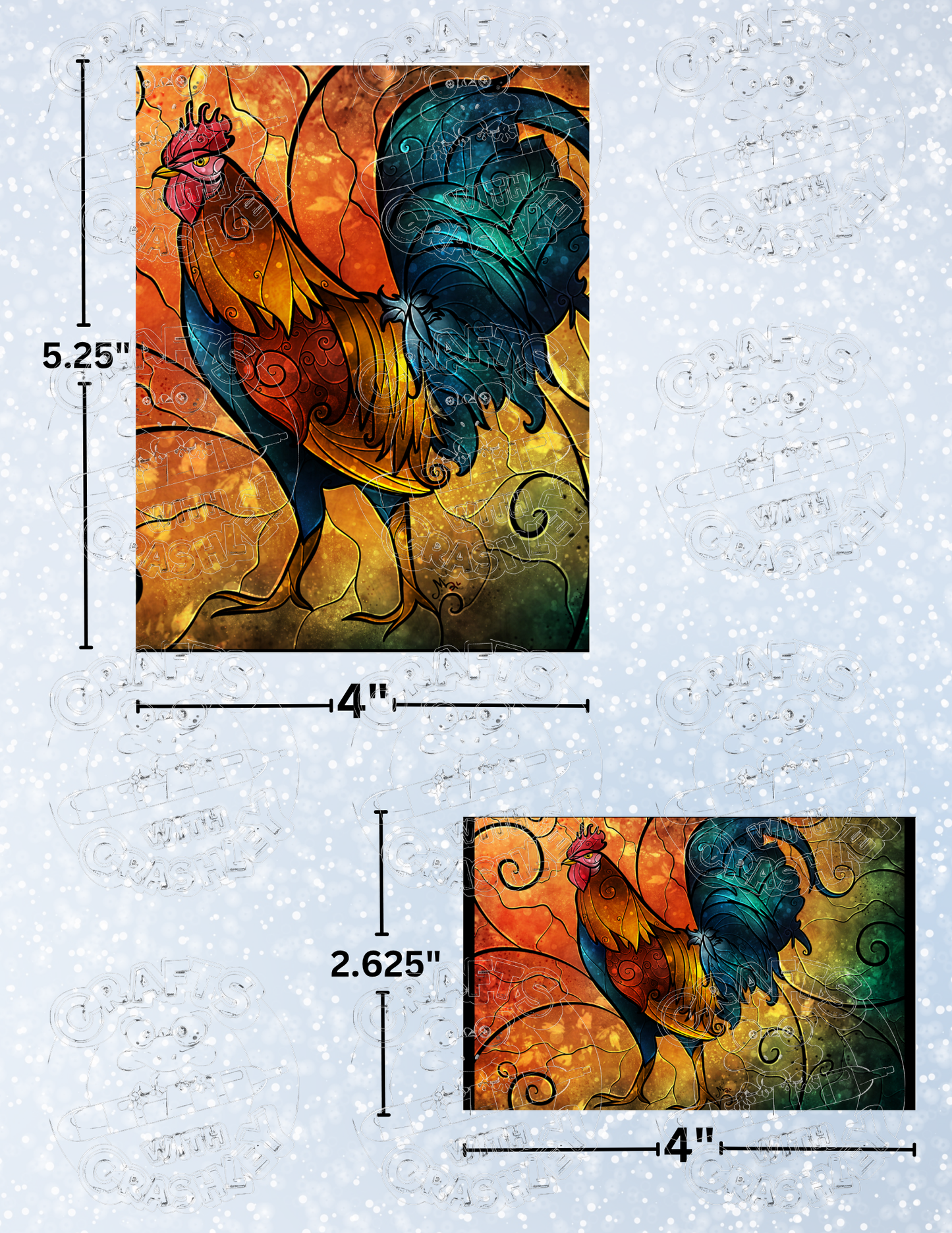 Product Bundle "MawMaw's Rooster" by ©Mandie Manzano