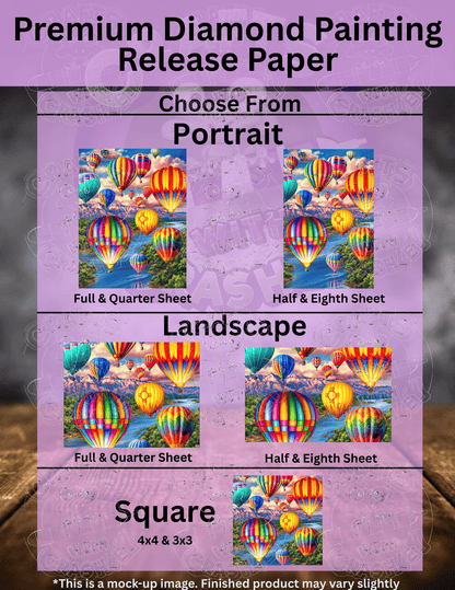 "Hot Air Balloons" by ©Dona Gelsinger Premium Accessories for Diamond Painting