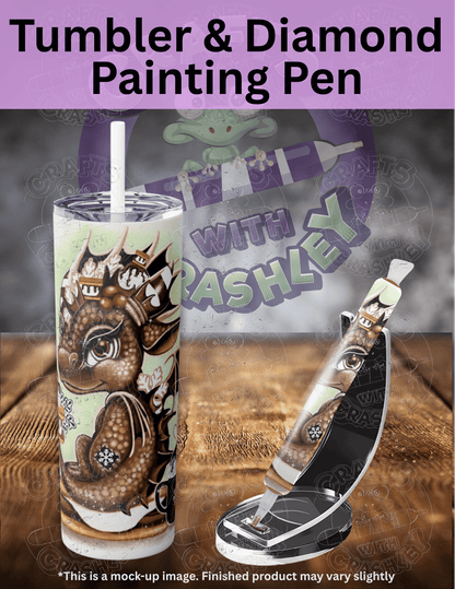 "Hot Cocoa n' S'mores Lil Dragon" by ©Sheena Pike Premium Accessories for Diamond Painting