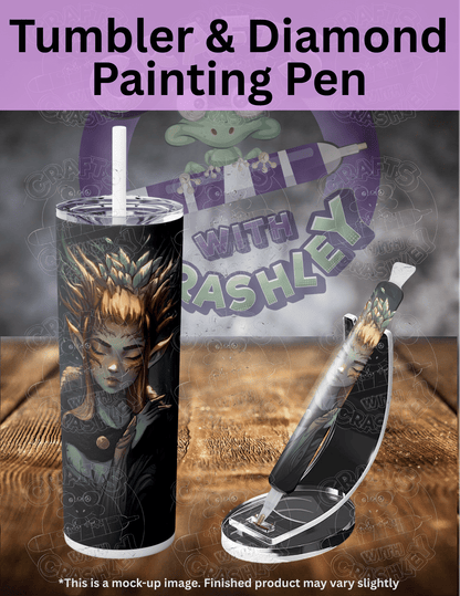 "Darkwood Fae" by ©ChrissaBug Premium Accessories for Diamond Painting