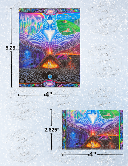 "Escaping the Illusion of Hell" by ©Becca Tindol Premium Decorative Release Papers for Diamond Painting