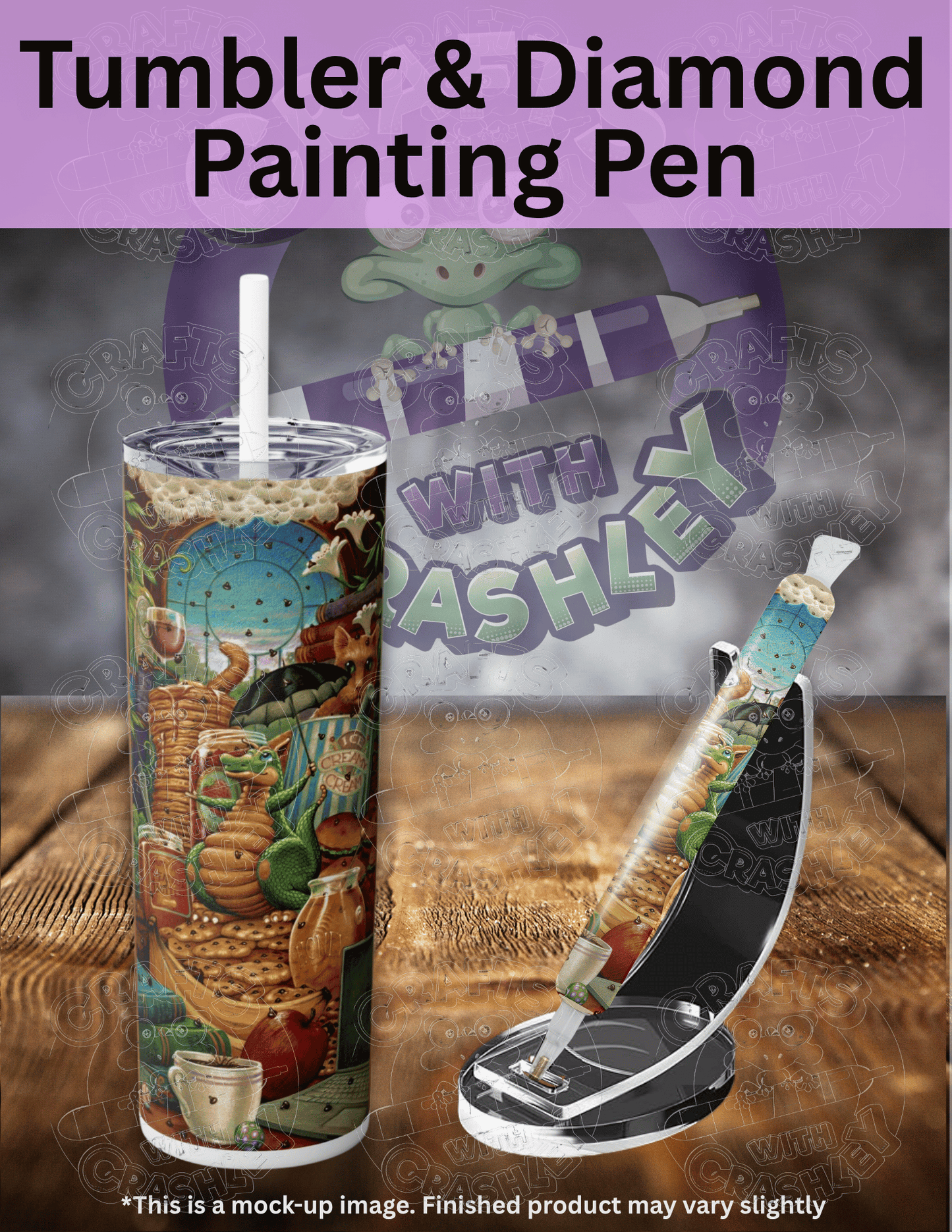 "Everything's Better with Chocolate Chips" by ©Randal Spangler Premium Accessories for Diamond Painting