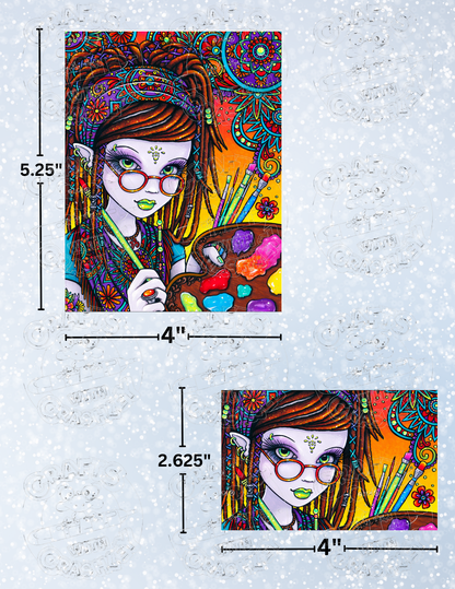 "Dreamer" by ©Myka Jelina Premium Decorative Release Papers for Diamond Painting