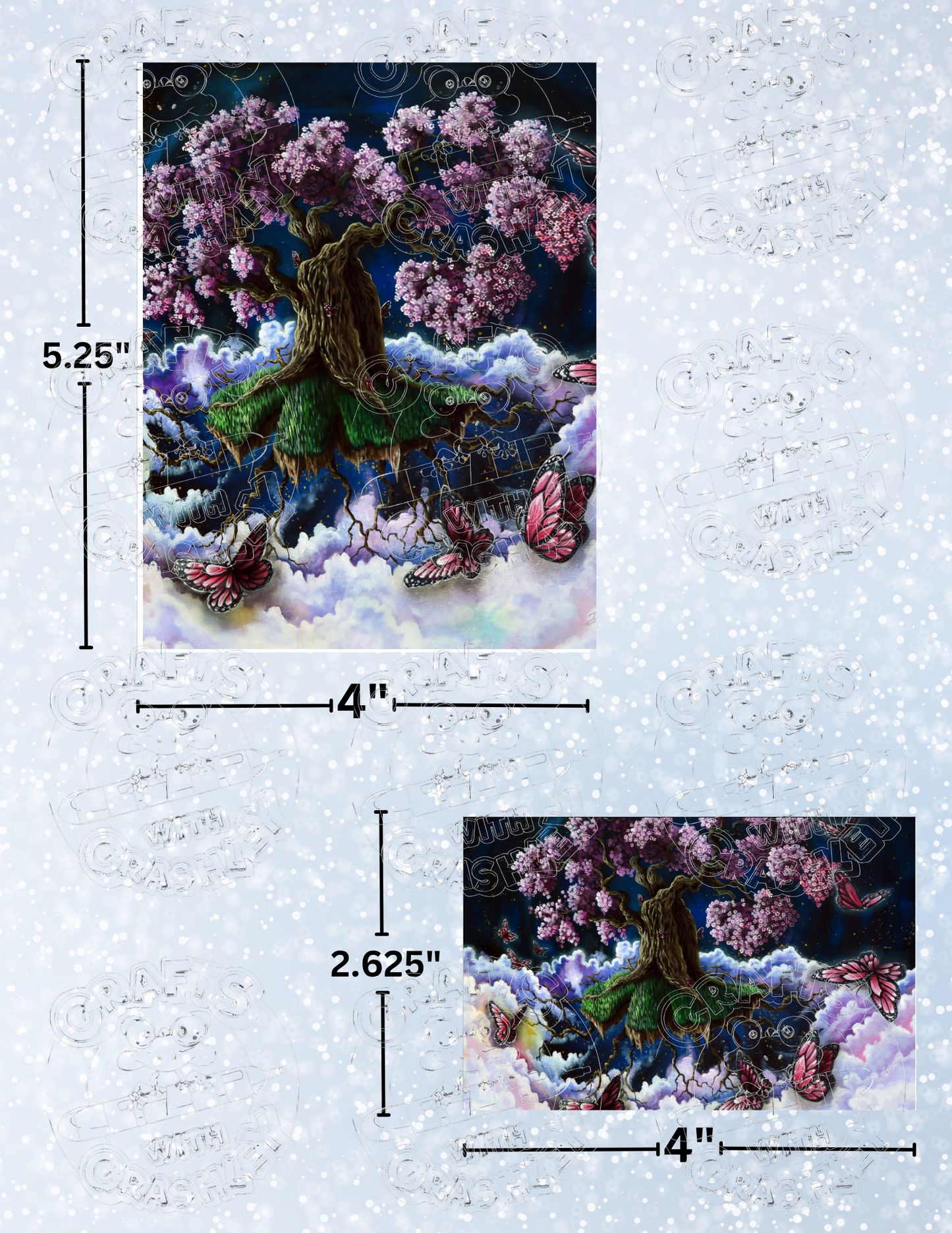"Cherry Blossom Tree" by ©Dakota Daetwiler Premium Decorative Release Papers for Diamond Painting
