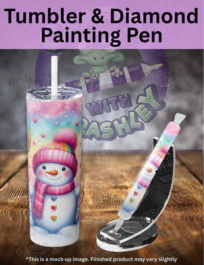 "Snowgirl" by ©Cocomarshmallow Premium Accessories for Diamond Painting