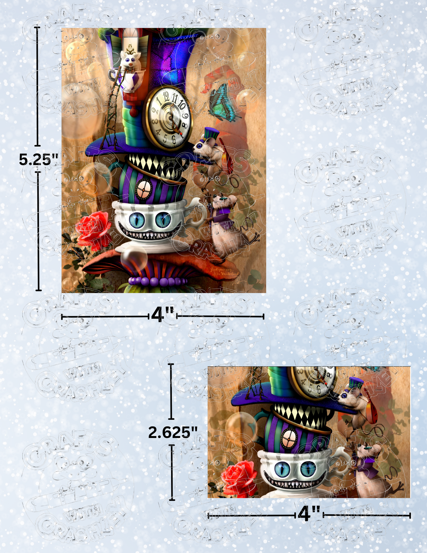 "Wonderland" by ©Richard Lorenz Premium Decorative Release Papers for Diamond Painting