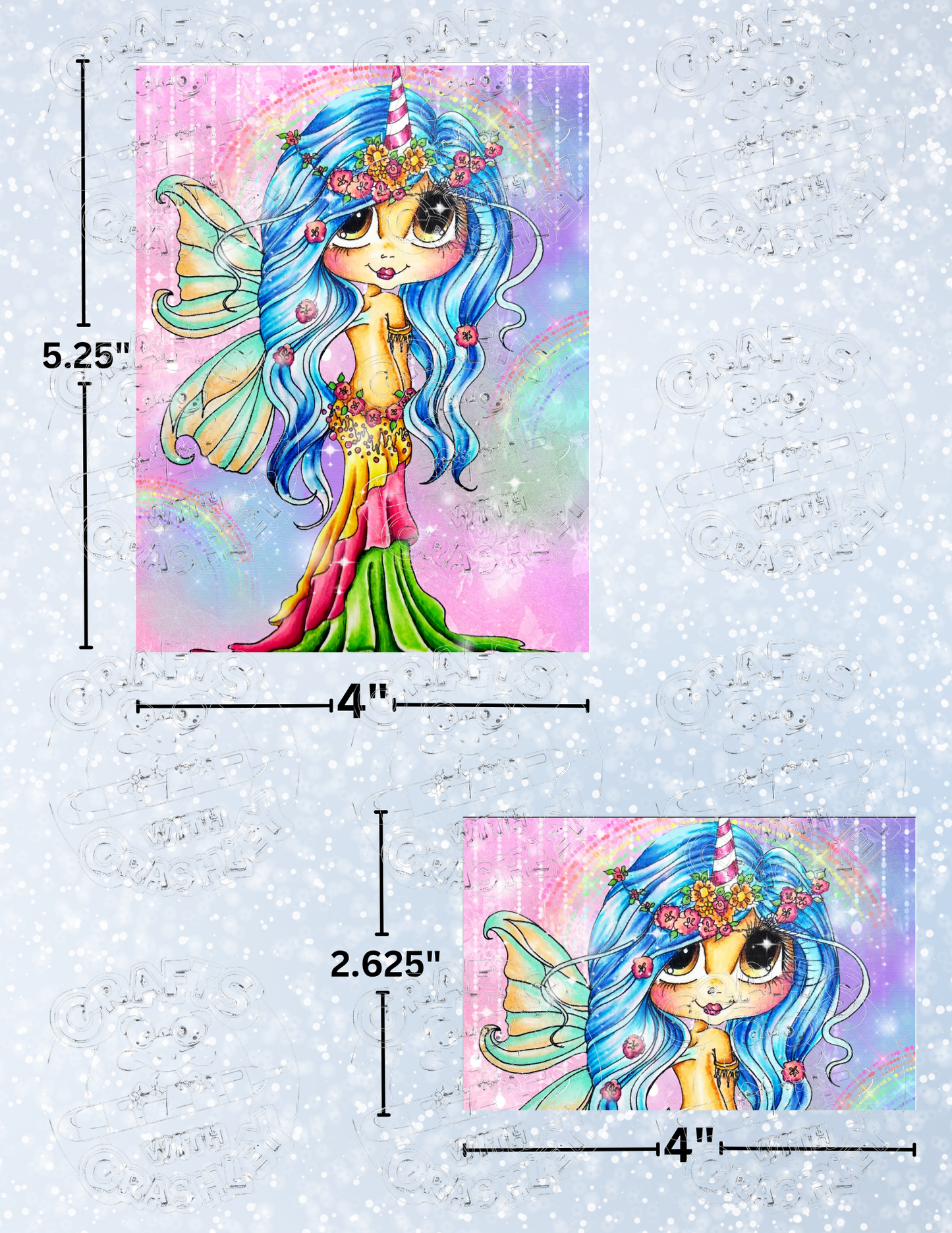 Product Bundle "Unicorn Rainbows Bestie" by ©Sherri Baldy