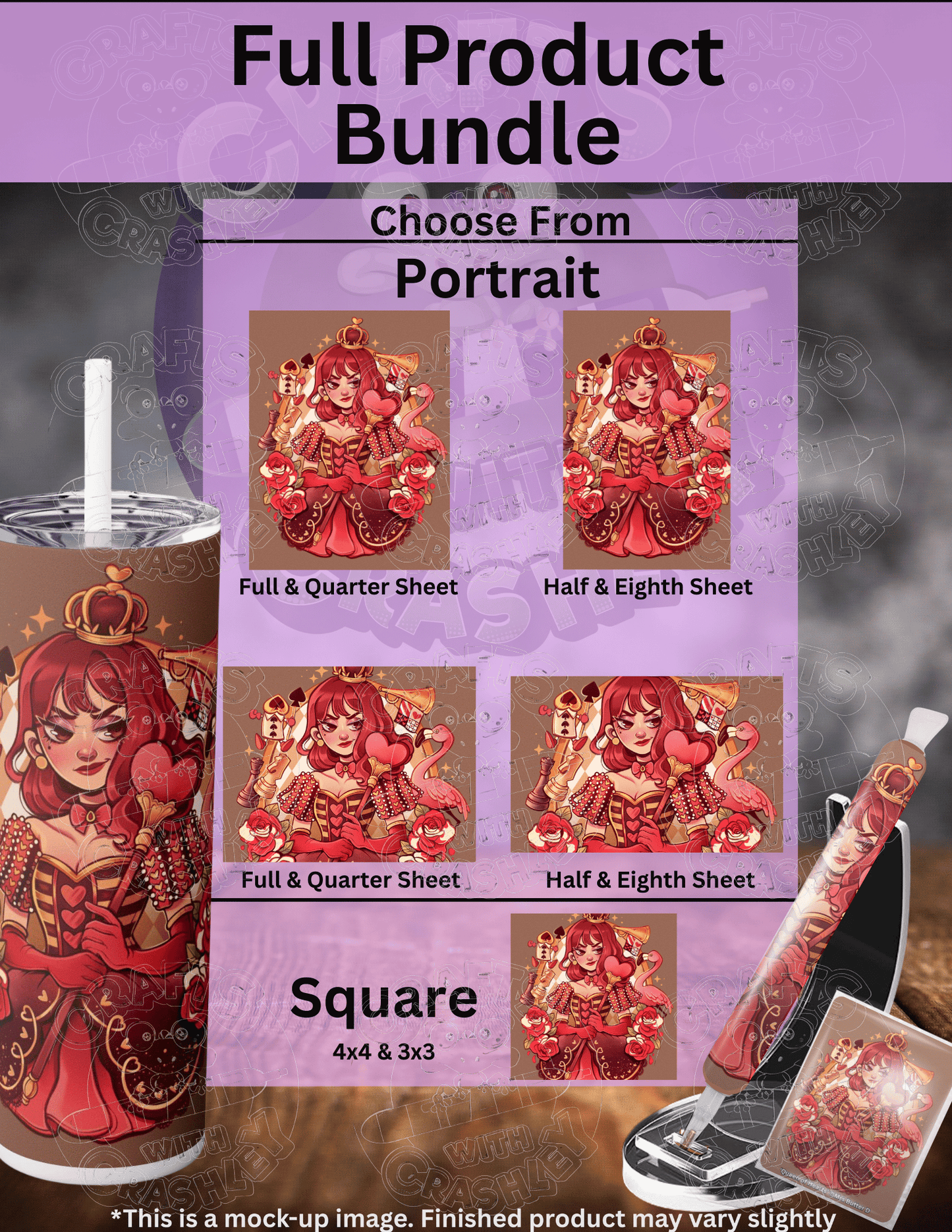 "Queen of Hearts" by ©Mrs Butter D Premium Accessories for Diamond Painting