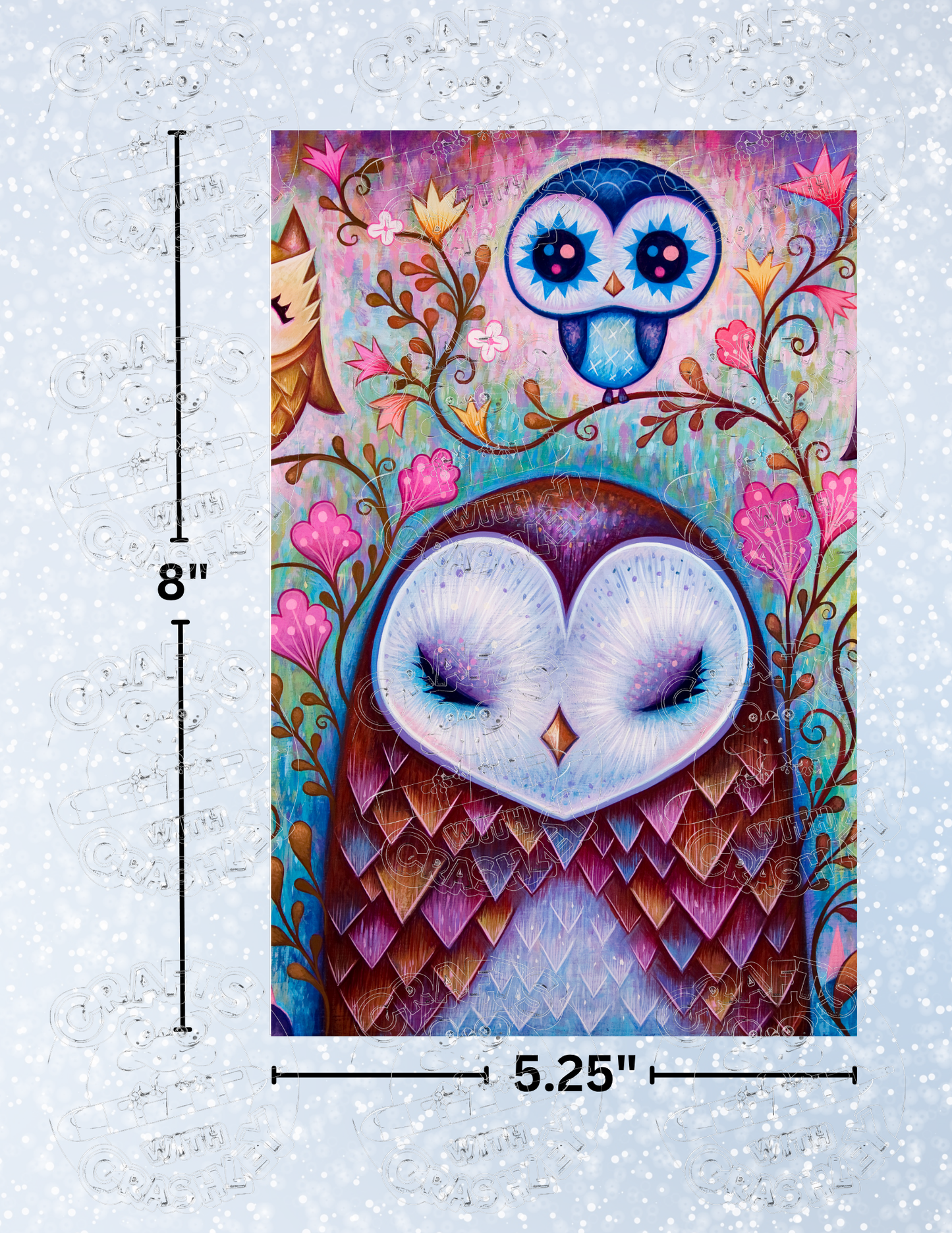 "The Great Big Owl" by ©Jeremiah Ketner Premium Decorative Release Papers for Diamond Painting