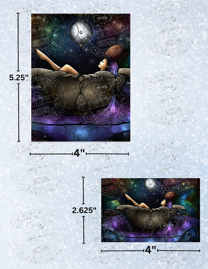 "Worlds Away" by ©Mandie Manzano Premium Decorative Release Papers for Diamond Painting